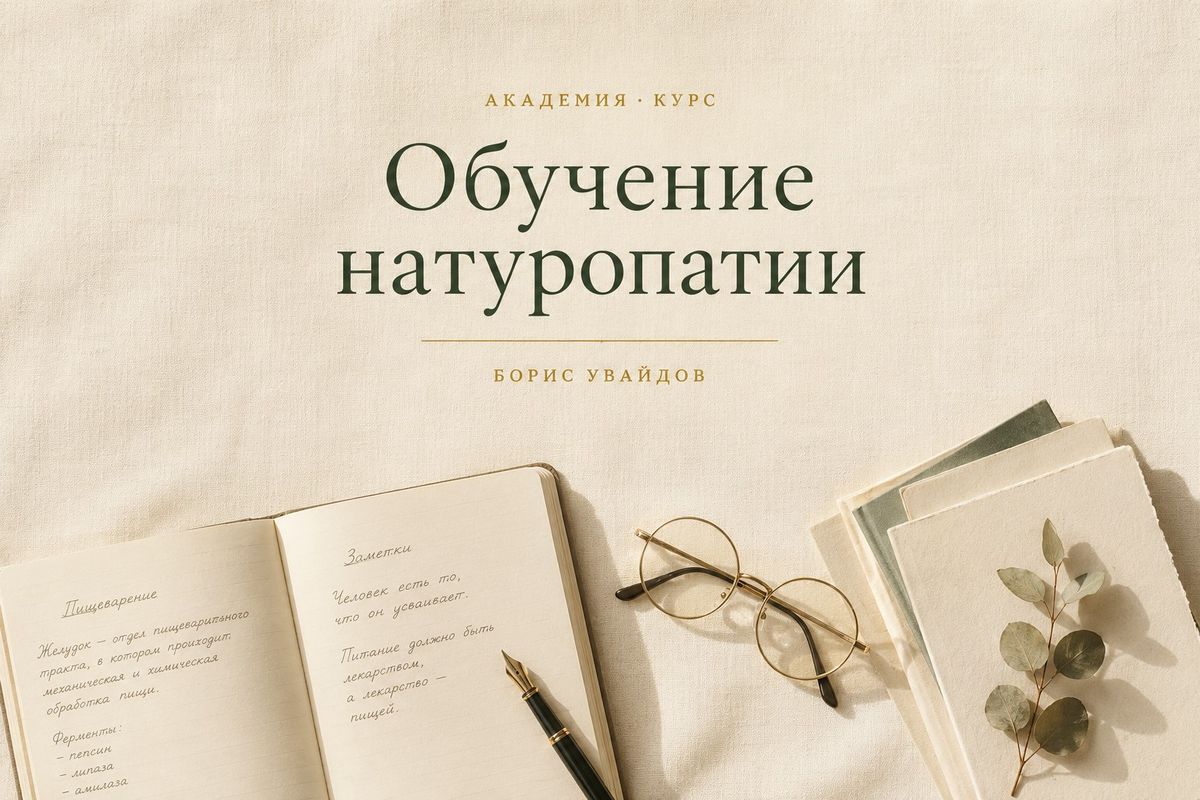Обучение натуропатии. Полный курс — главное · обучение